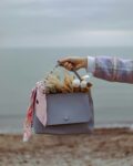 Borsa a bauletto "Aurora" Lavanda