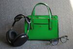 Borsa a bauletto "Aurora" Green